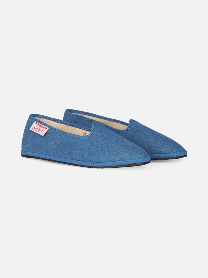 Mc2 Saint Barth Mocassini pantofola da donna in denim | MY CHALOM SPECIAL EDITION Comprare a buon mercato