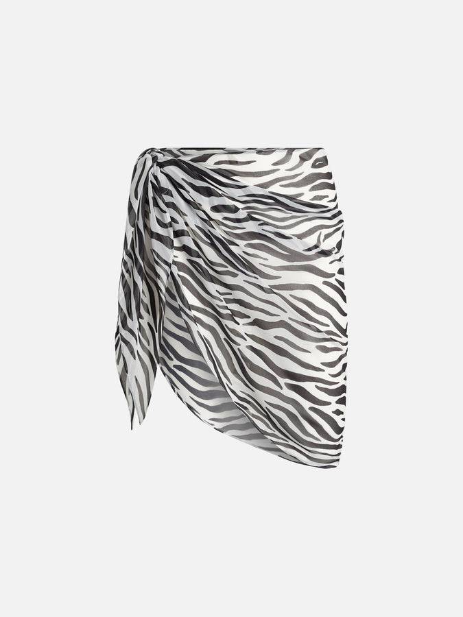 Mc2 Saint Barth Pareo corto da donna zebrato Sery Liquidazione