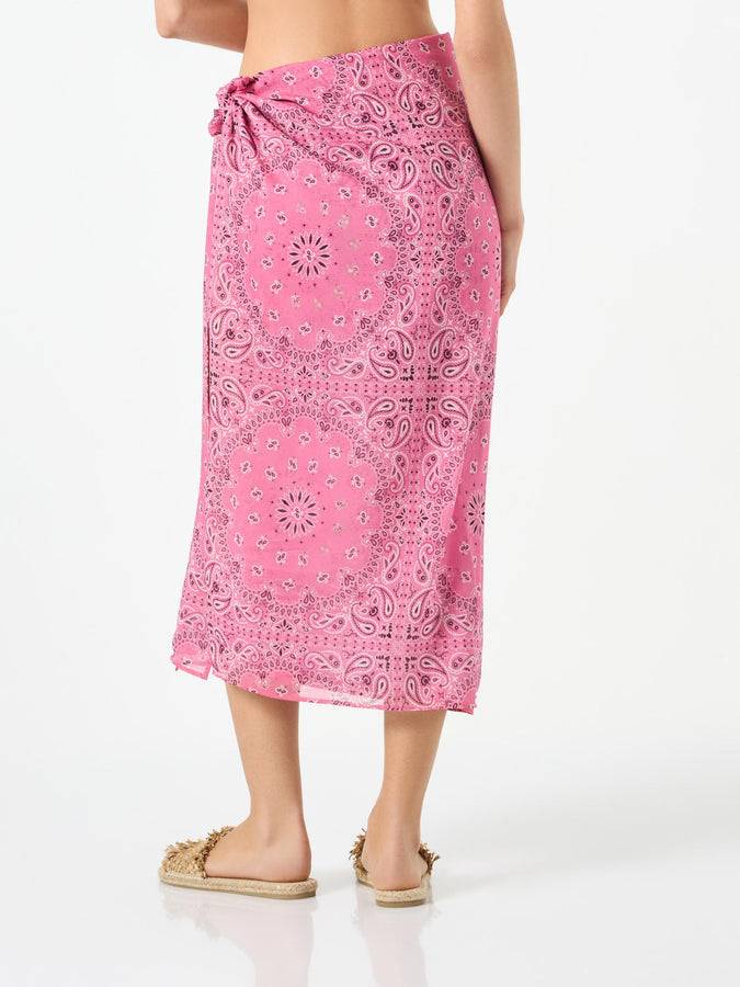 Mc2 Saint Barth Pareo in cotone con stampa bandana Ultimi tre giorni