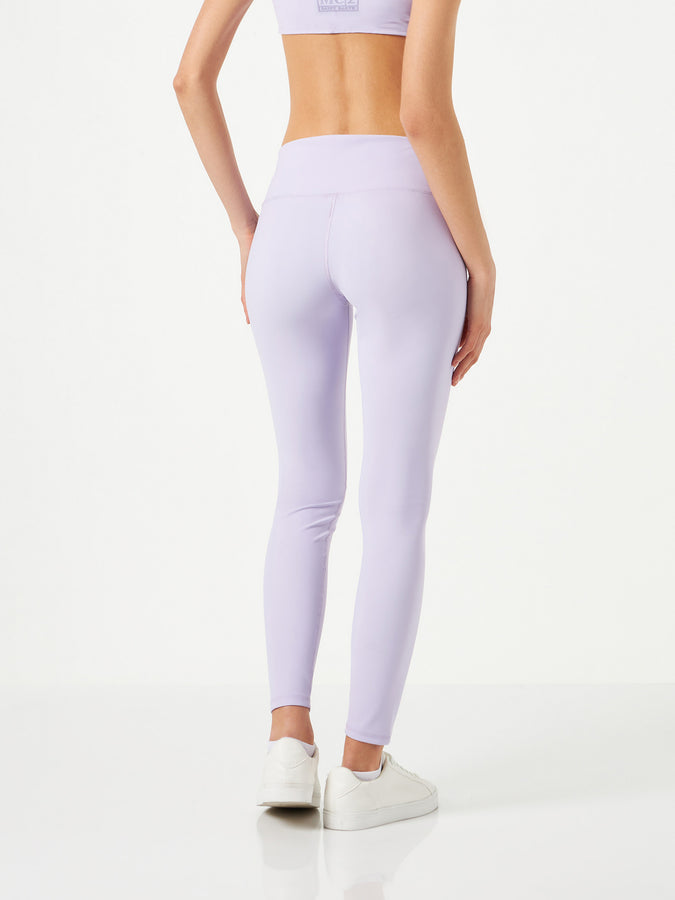Mc2 Saint Barth Leggings da yoga lilla Promozione temporanea