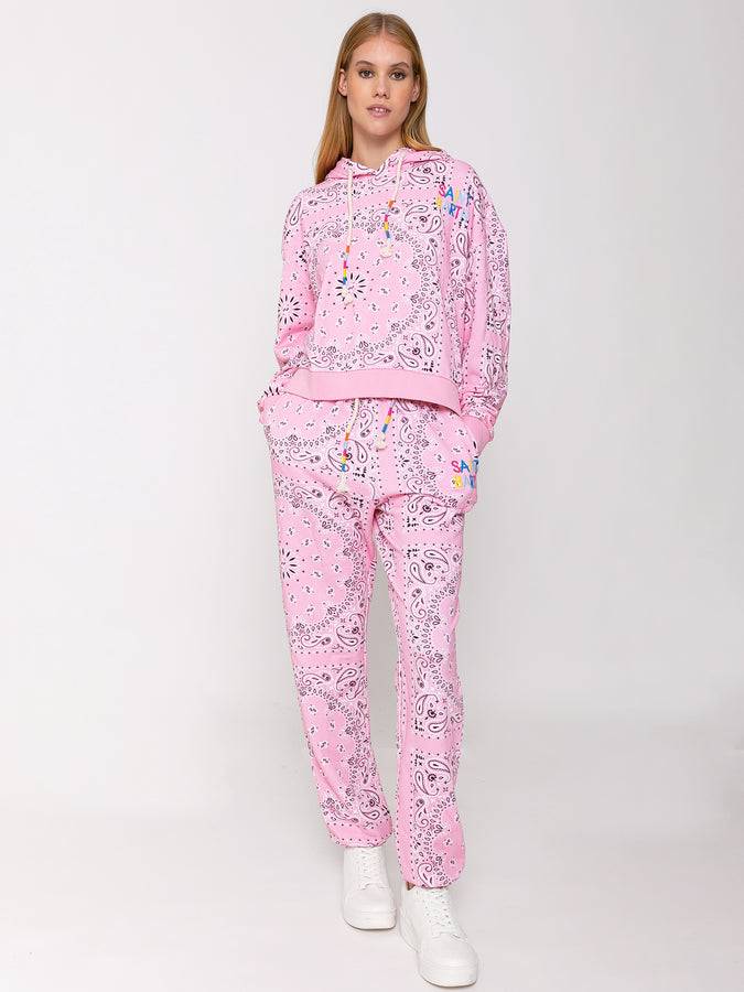 Mc2 Saint Barth Joggers bandana in cotone con ricamo Saint Barth Trasporto libero internazionale