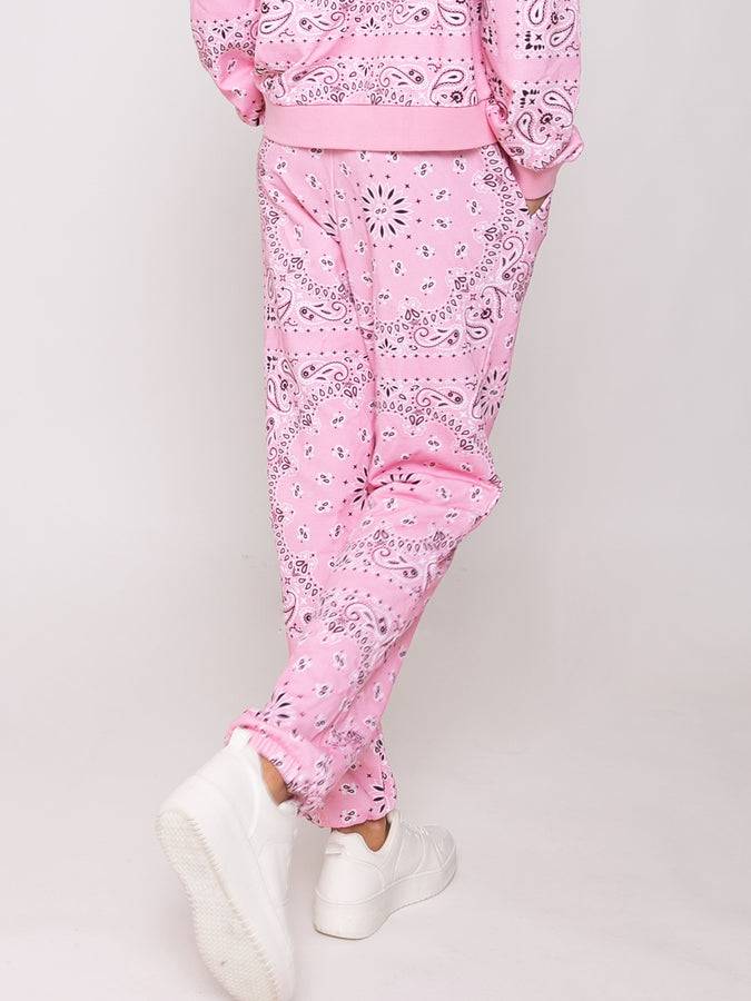 Mc2 Saint Barth Joggers bandana in cotone con ricamo Saint Barth Trasporto libero internazionale