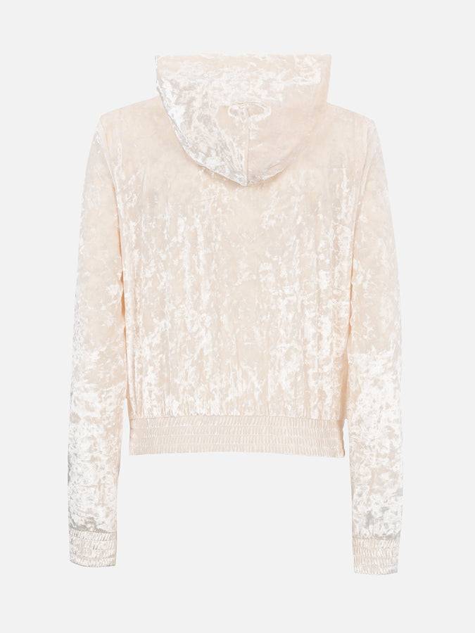 Mc2 Saint Barth Felpa con zip da donna in ciniglia Jasmine Italy