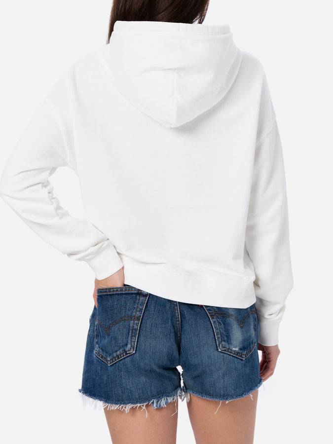 Mc2 Saint Barth Woman cotton hoodie Mindy with Barbie logo | BARBIE SPECIAL EDITION Italia