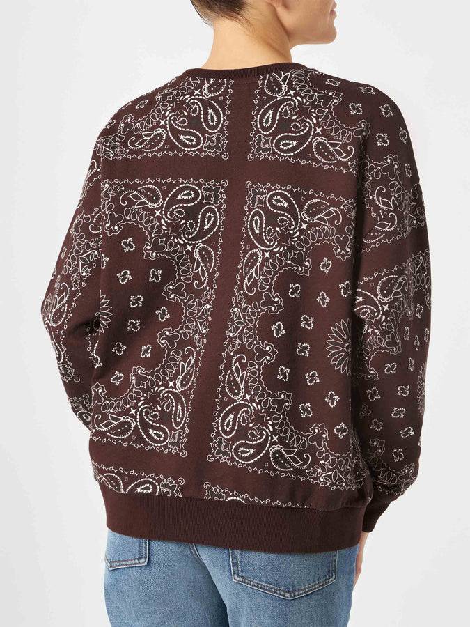 Mc2 Saint Barth Felpa da donna con stampa bandana Acquista Ora