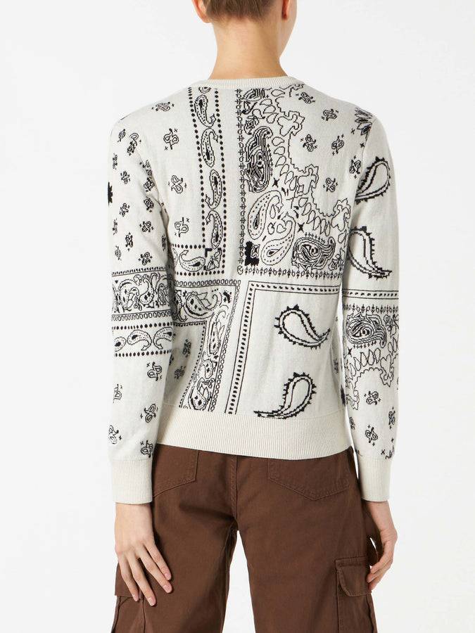 Mc2 Saint Barth Maglia da donna con ricamo stampa bandana Shopping Online