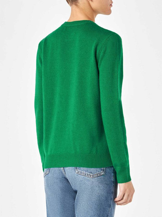 Mc2 Saint Barth Maglia da donna garzata con stampa margherite Vendita Calda