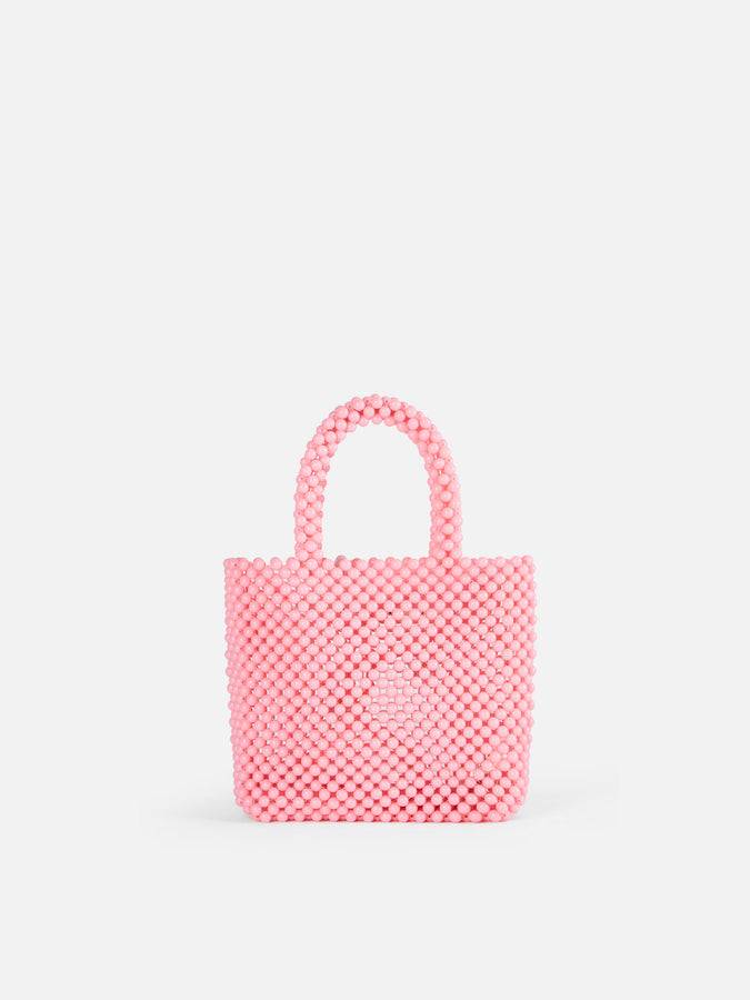 Mc2 Saint Barth Borsa piccola con perline di fiori rosa I Più Venduti