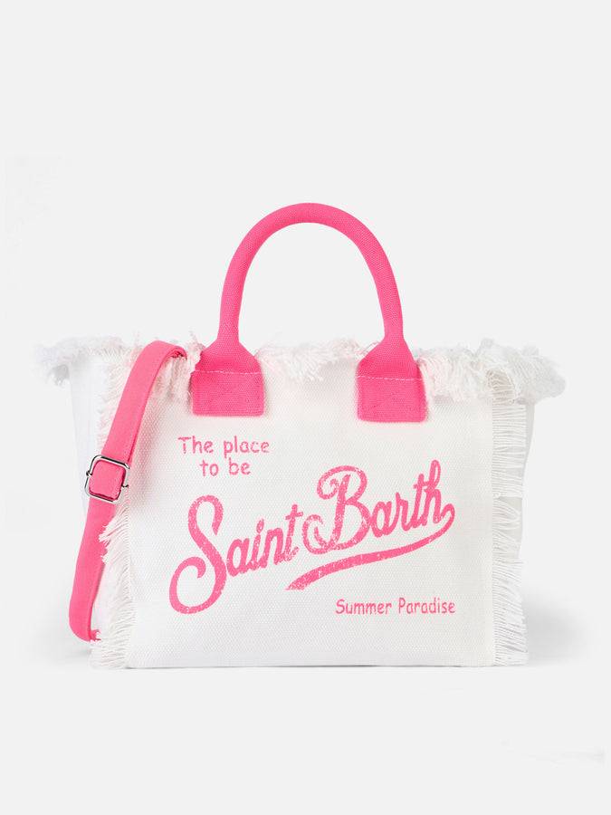 Mc2 Saint Barth Off-white cotton canvas Colette handbag