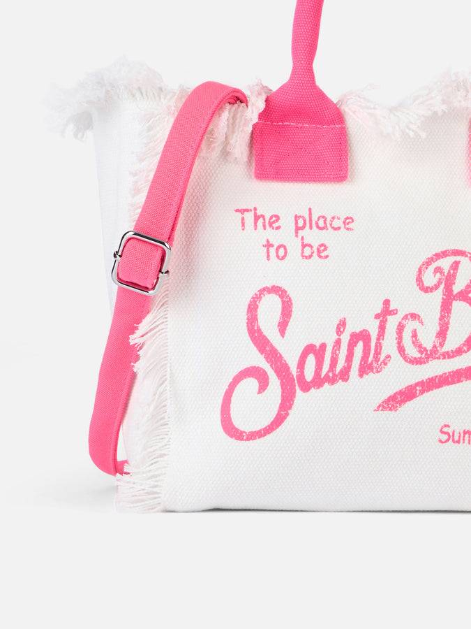 Mc2 Saint Barth Off-white cotton canvas Colette handbag Spedizione gratuita