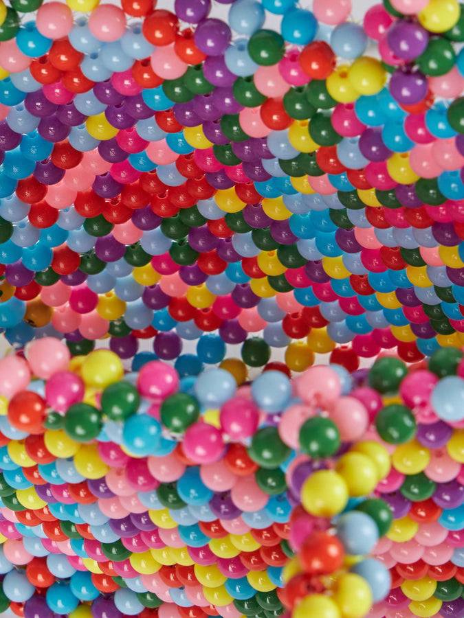 Mc2 Saint Barth Borsa piccola con perline multicolor Grande vendita