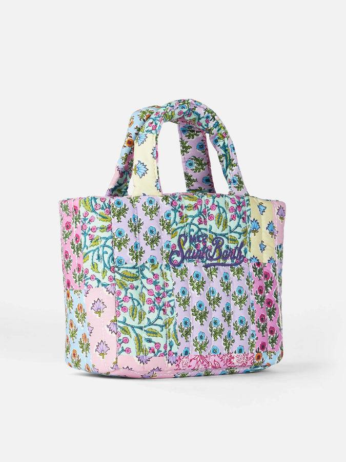 Mc2 Saint Barth Borsa Soft Tote Mini trapuntata a fiori multicolor Black Friday