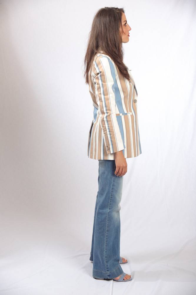 Nora Barth Giacca a righe Sconto