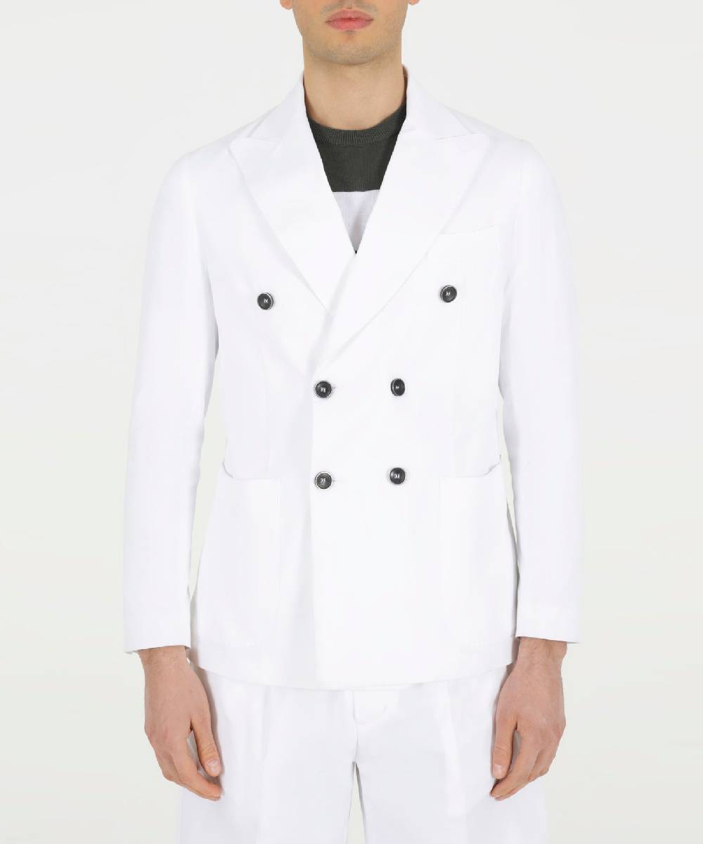 Over D GIACCA SLIM FIT DOPPIO PETTO REVERS Economico