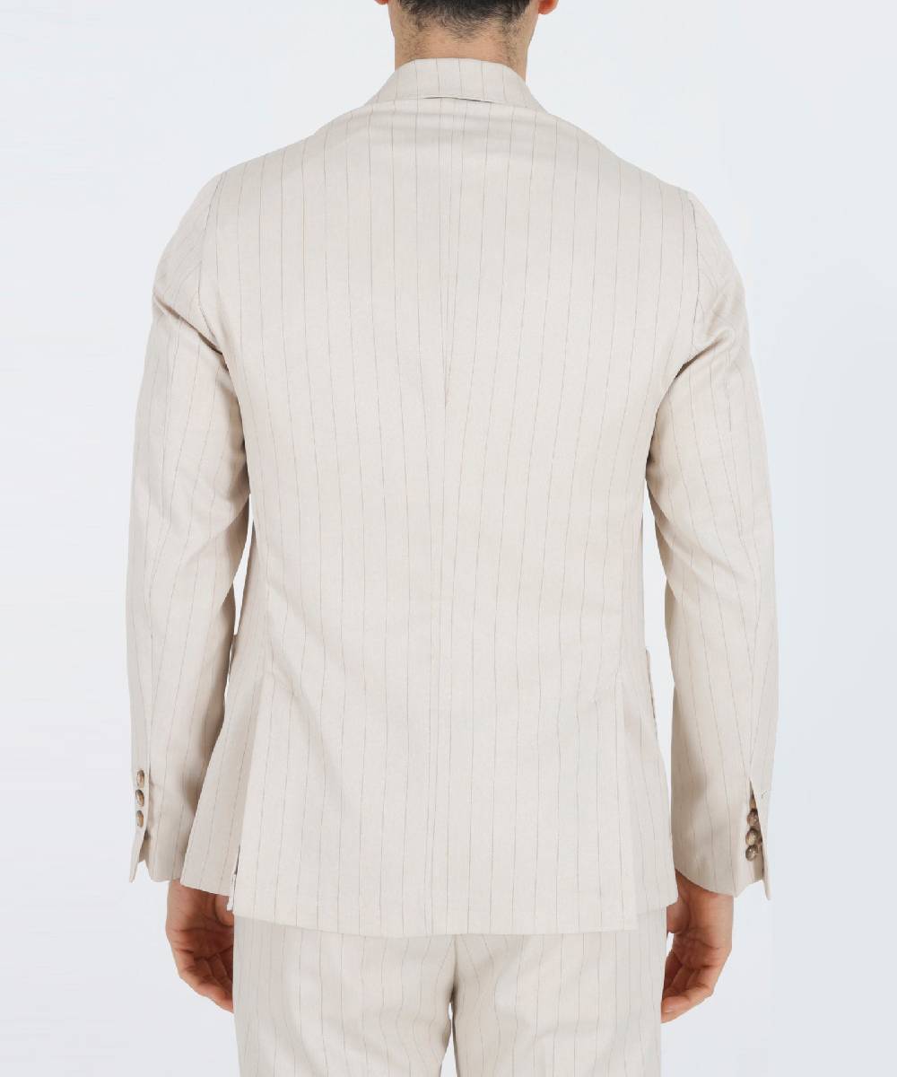 Over D GIACCA SLIM FIT DOPPIO PETTO REVERS In Vendita