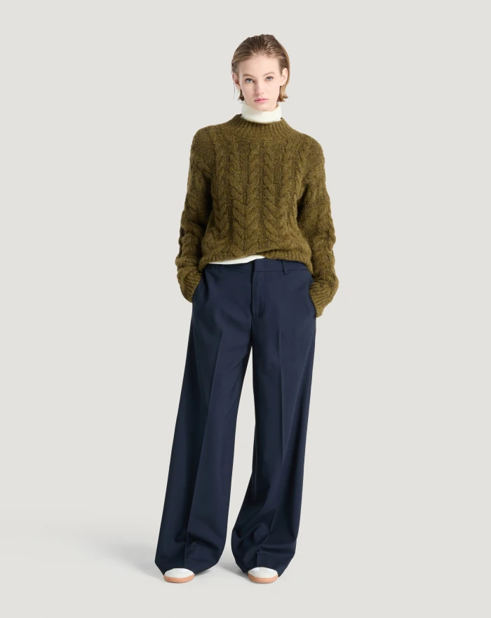 Pantaloni Torino Pantaloni Lorenza in lana Fino Al -60%