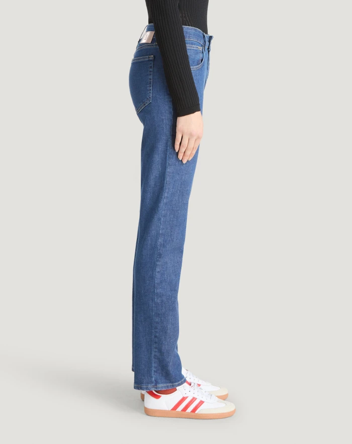 Pantaloni Torino Jeans Alanis in stretch indigo batavia Online
