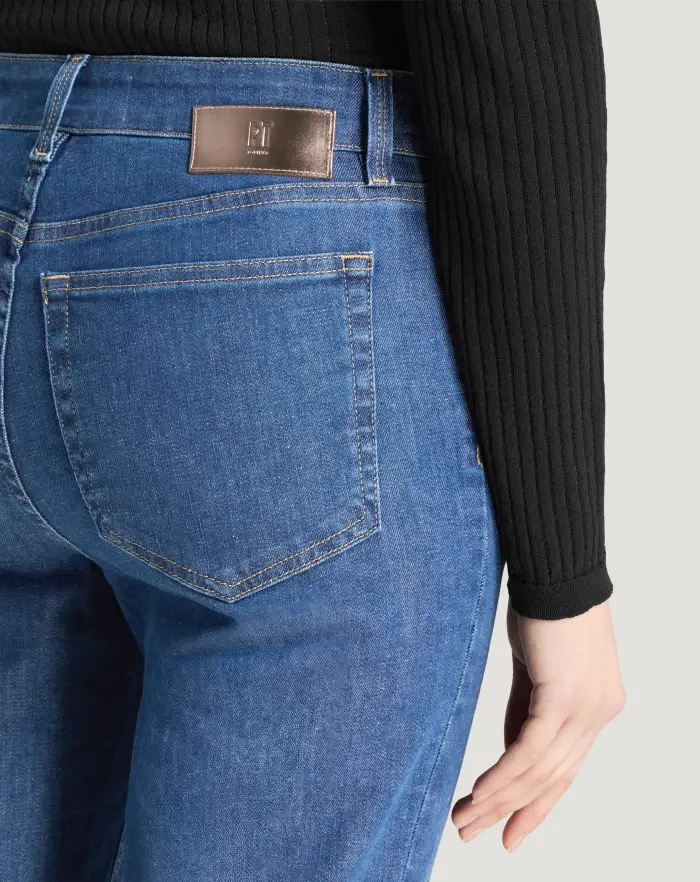 Pantaloni Torino Jeans Alanis in stretch indigo batavia Online