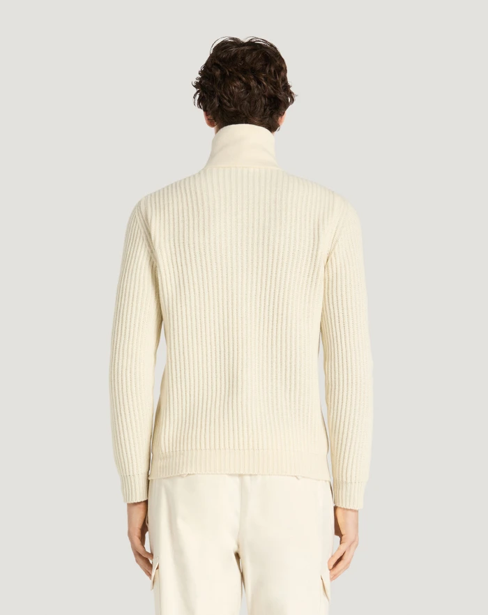 Pantaloni Torino Cardigan in lana e cachemire Saldi Di Fabbrica