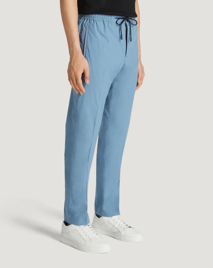 Pantaloni Torino Pantaloni Omega in popeline stretch Italia