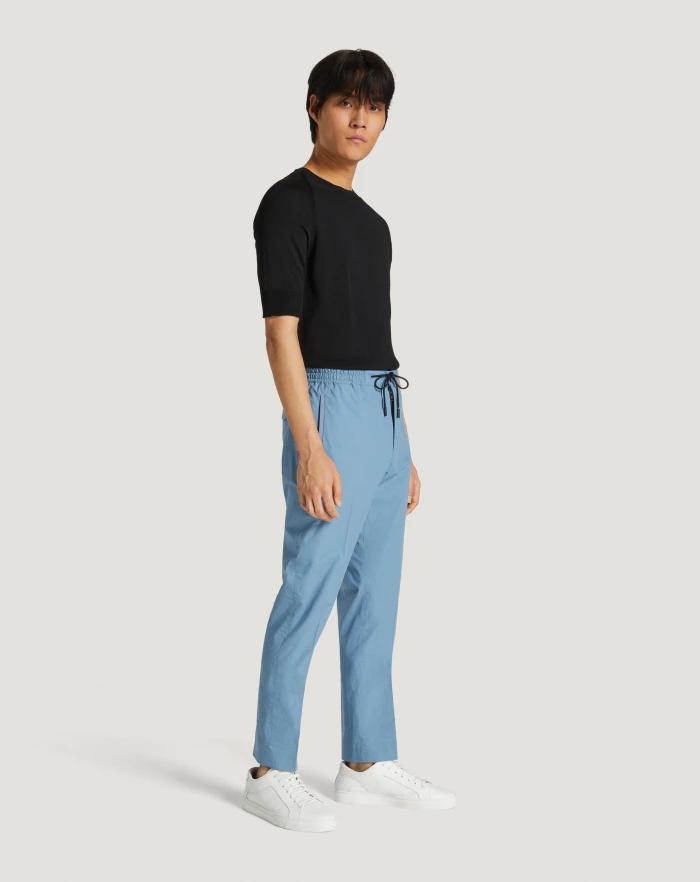 Pantaloni Torino Pantaloni Omega in popeline stretch Italia