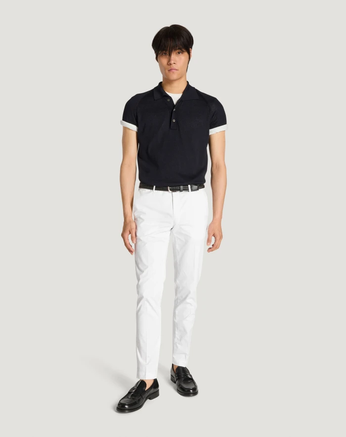 Pantaloni Torino Pantaloni Skinny in gabardina stretch Vendita