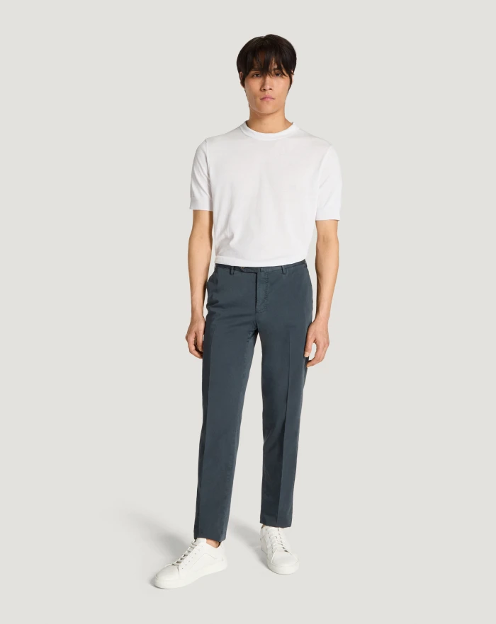 Pantaloni Torino Pantaloni Slim in silkochino Economico