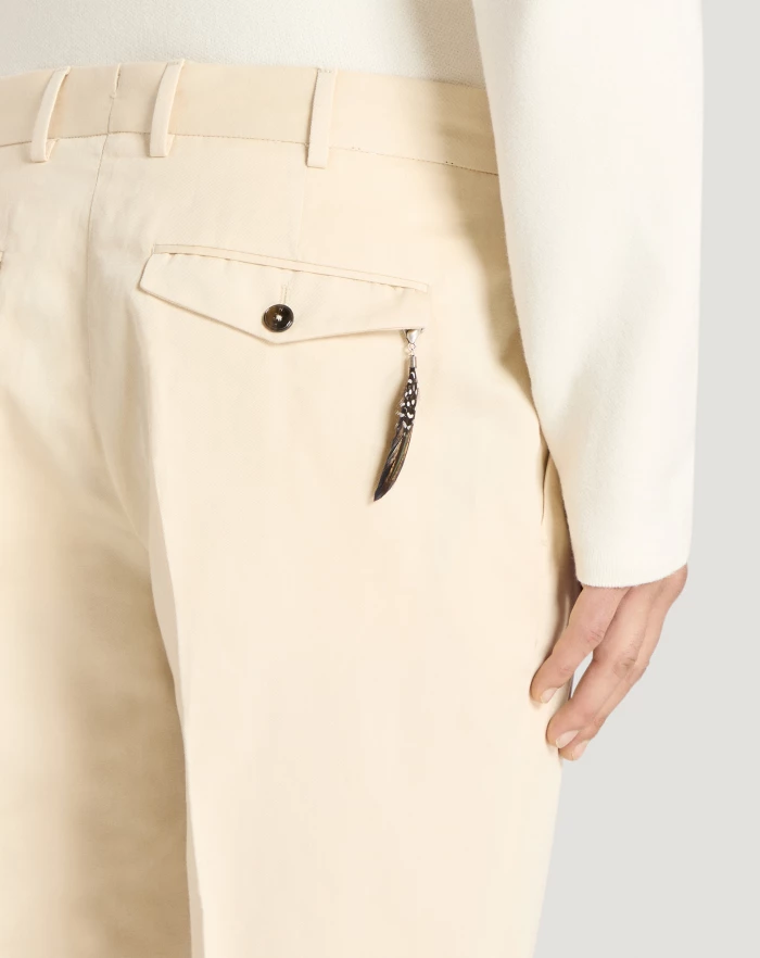 Pantaloni Torino Pantaloni Rebel in gabardina di cotone e lino Saldi