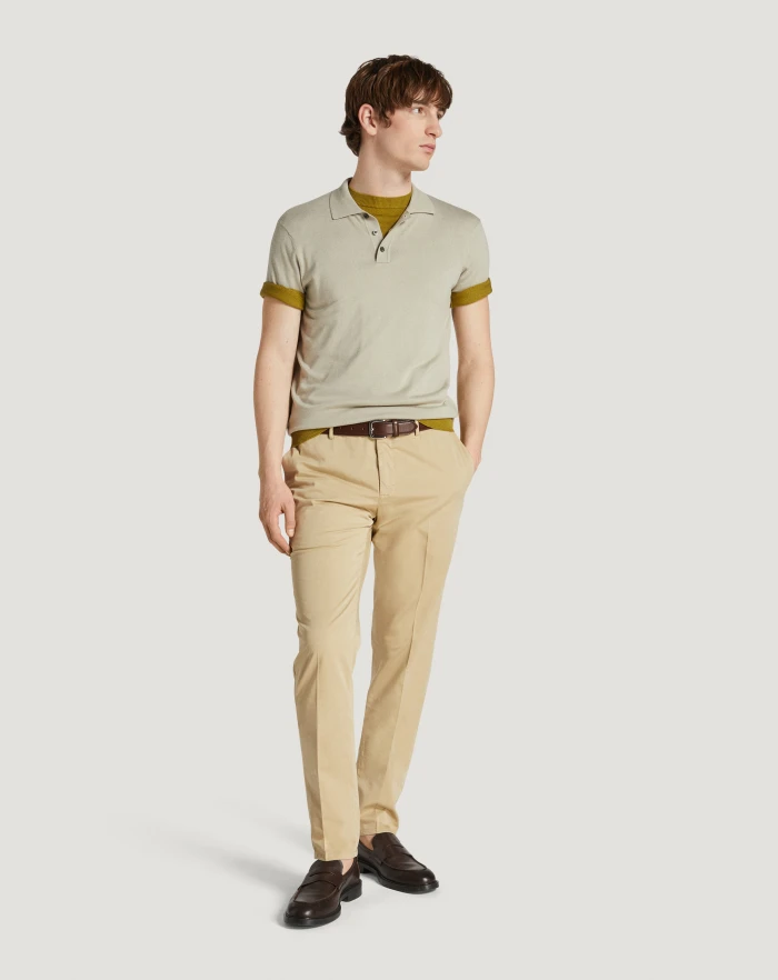 Pantaloni Torino Pantaloni Slim in silkochino Negozio