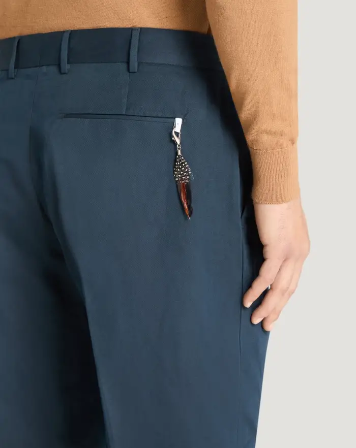 Pantaloni Torino Pantaloni Rebel in gabardina di cotone e lino Qualità