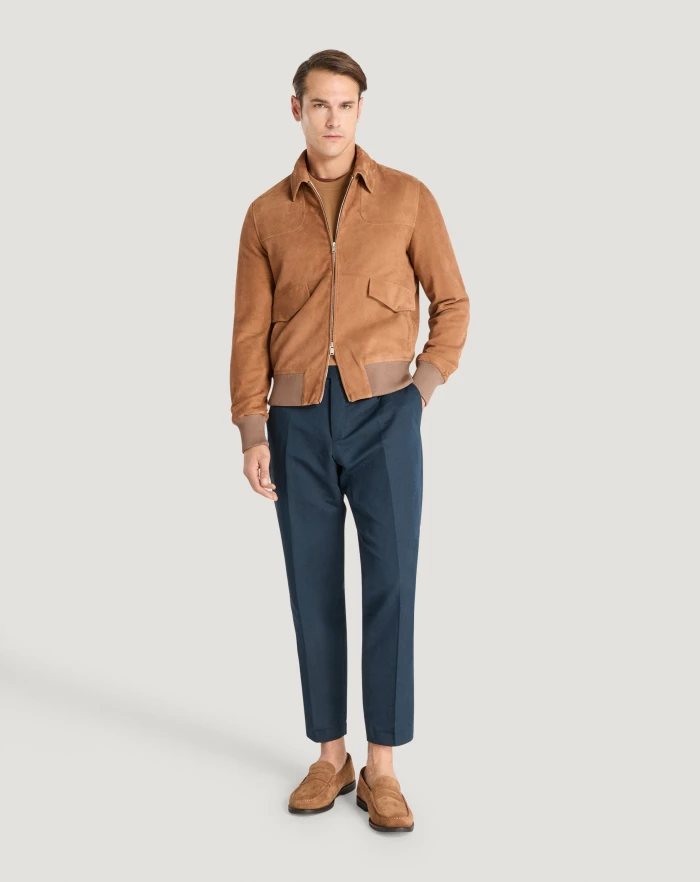 Pantaloni Torino Pantaloni Rebel in gabardina di cotone e lino Qualità