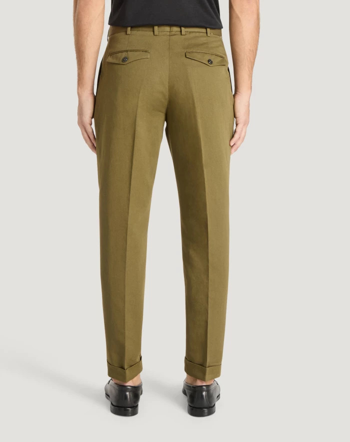 Pantaloni Torino Pantaloni Rebel in gabardina di cotone e lino Qualità Garantita