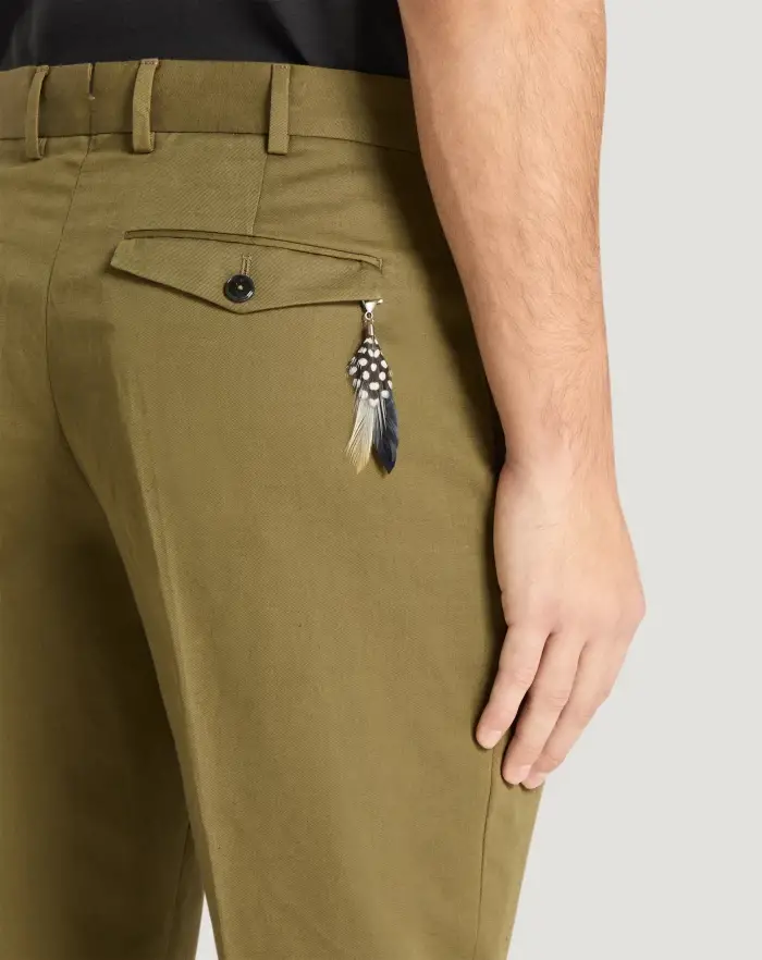 Pantaloni Torino Pantaloni Rebel in gabardina di cotone e lino Qualità Garantita