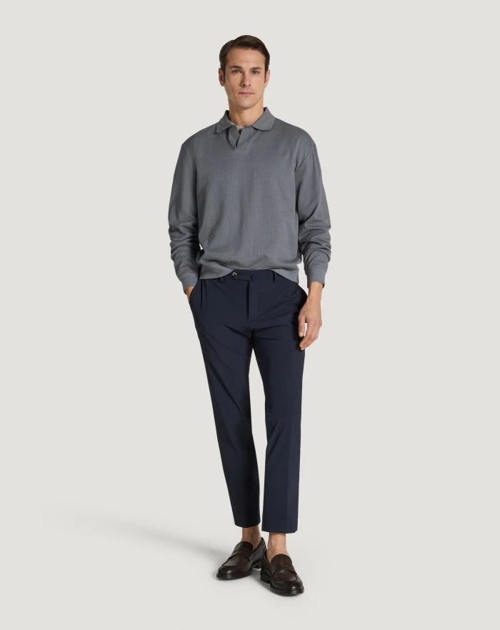 Pantaloni Torino Pantaloni Slim in tessuto organico stretch Fino Al -60%