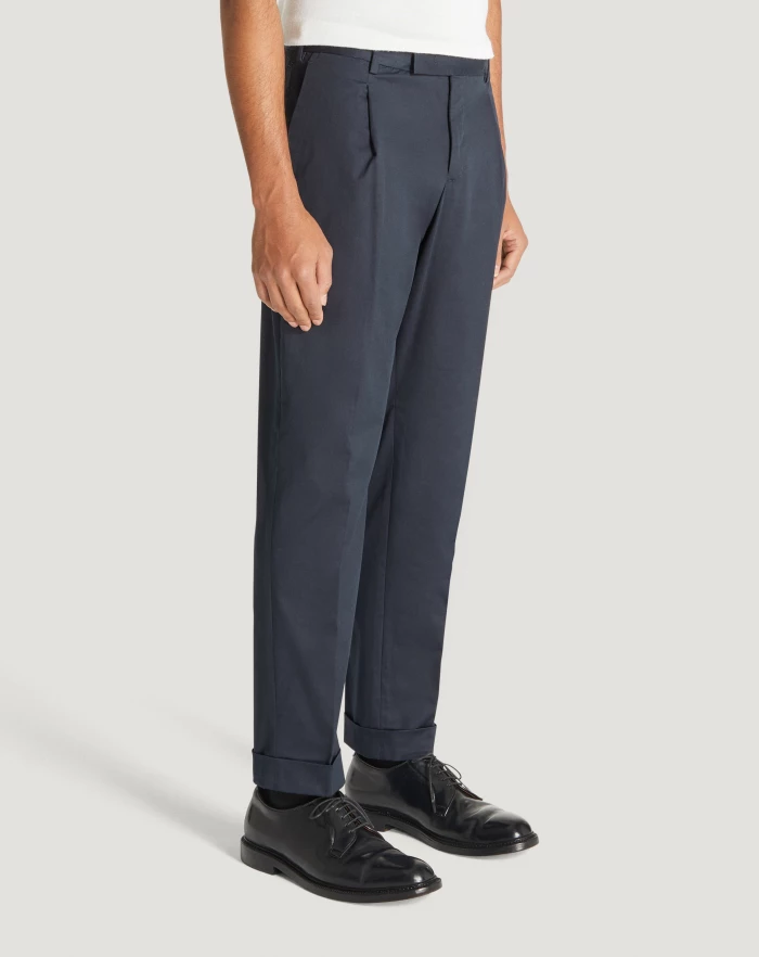 Pantaloni Torino Pantaloni Rebel in gabardina stretch Shopping Online