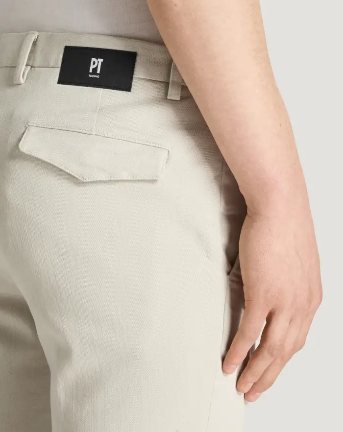 Pantaloni Torino Pantaloni House in silky denim stretch Saldi Di Fabbrica