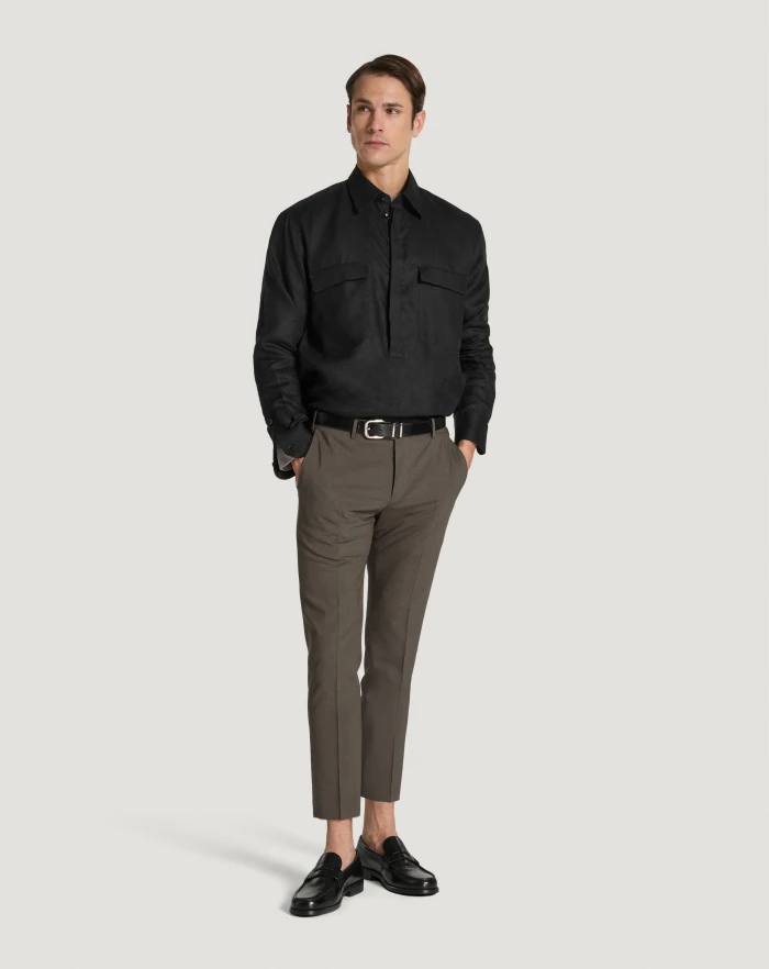 Pantaloni Torino Pantaloni Dieci in lana tropical Consegna Veloce