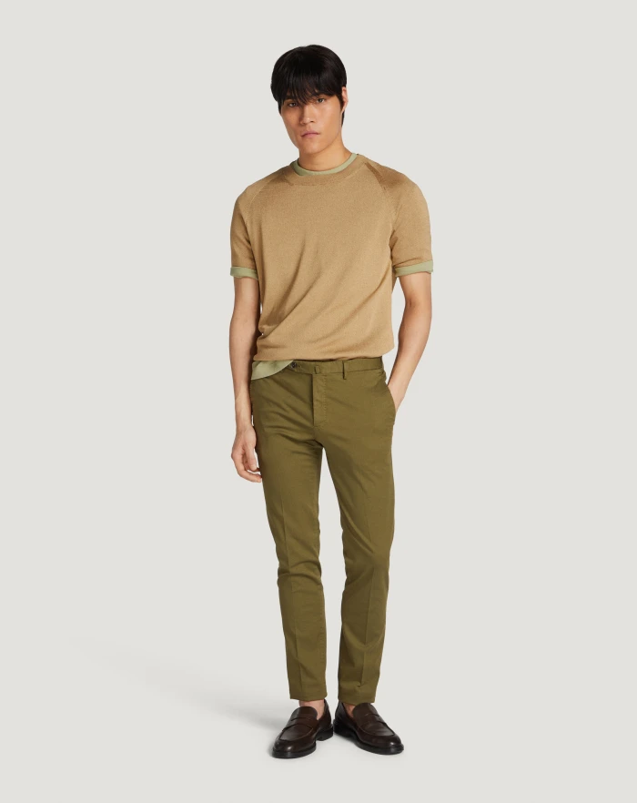 Pantaloni Torino Pantaloni Superslim in tricotina stretch Fino Al -60%