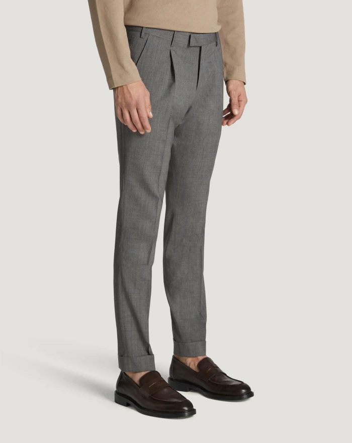Pantaloni Torino Pantaloni Master in lana four season Affare Del Giorno