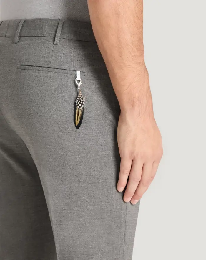 Pantaloni Torino Pantaloni Dieci in lana tropical Spedizione Gratuita