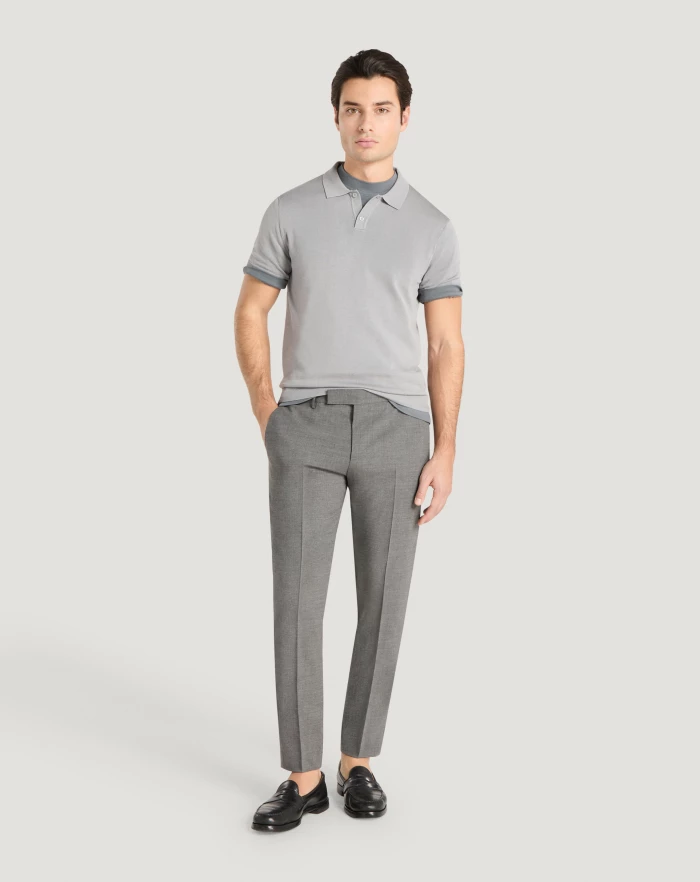 Pantaloni Torino Pantaloni Dieci in lana tropical Spedizione Gratuita