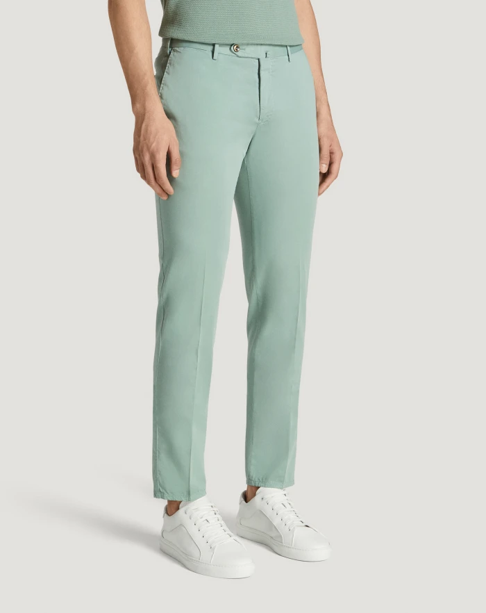 Pantaloni Torino Pantaloni Slim in silkochino Pezzi Unici