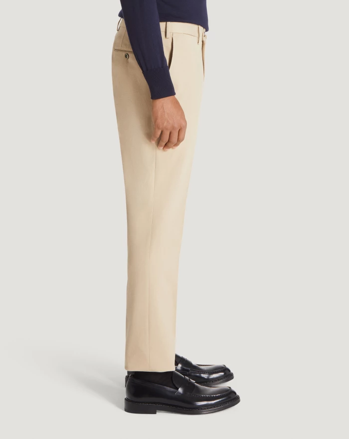 Pantaloni Torino Pantaloni Slim in cotone & cachemire Offerta