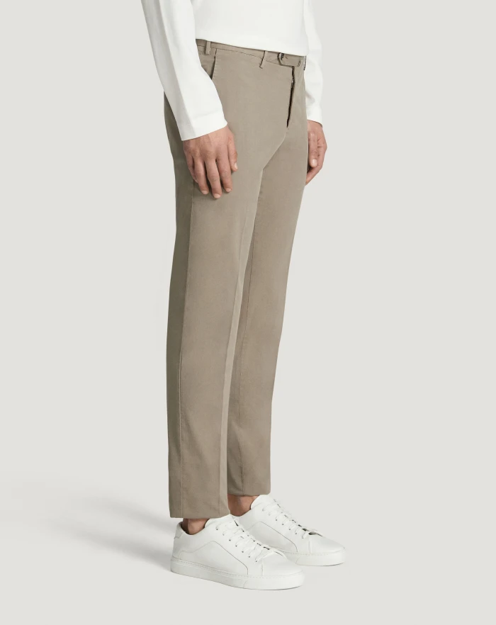 Pantaloni Torino Pantaloni Slim in gabardina stretch In Vendita