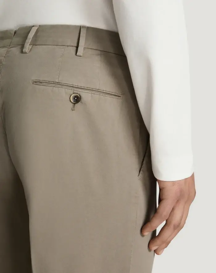 Pantaloni Torino Pantaloni Slim in gabardina stretch In Vendita