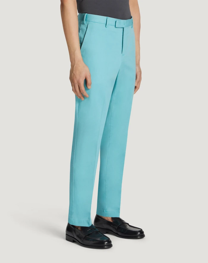 Pantaloni Torino Pantaloni Master in cotone stretch délavé Affare Del Giorno