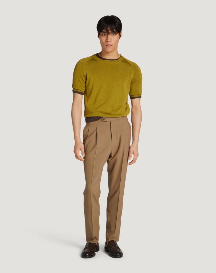 Pantaloni Torino Pantaloni Gentleman in lana tropical Vendite Flash