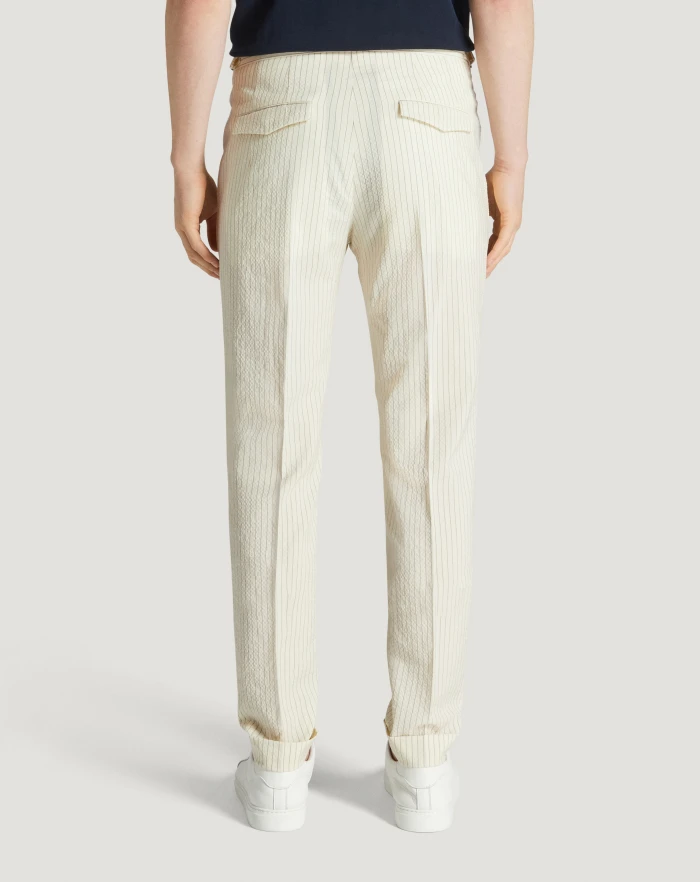 Pantaloni Torino Pantaloni Master in lana seersucker 2025