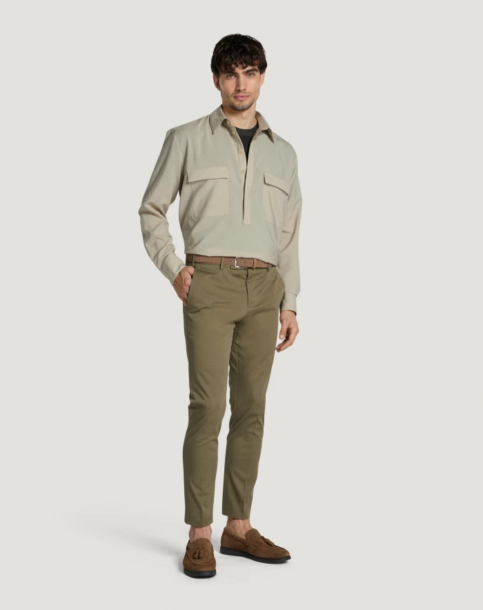 Pantaloni Torino Pantaloni Dieci in twill Promozione