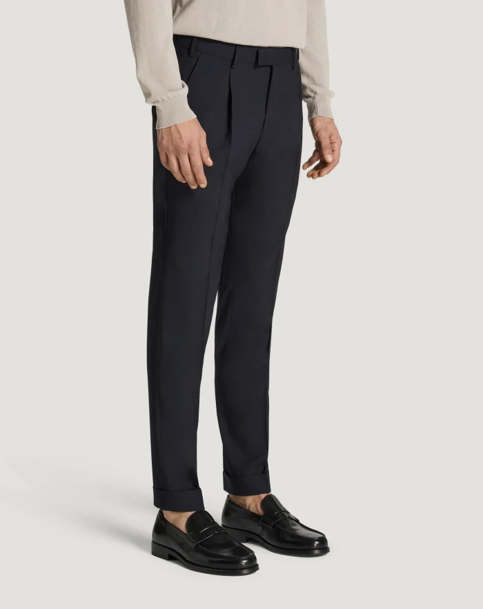 Pantaloni Torino Pantaloni Master in lana four season Pezzi Unici